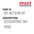 Eccentric W/ Rod - Original Pfaff Spare Part Number 91-167 618-91