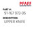 Upper Knife - Original Pfaff Spare Part Number 91-167 973-05