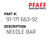 Needle Bar - Original Pfaff Spare Part Number 91-171 663-92
