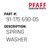 Spring Washer - Original Pfaff Spare Part Number 91-175 690-05