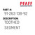 Toothed Segment - Original Pfaff Spare Part Number 91-263 138-92