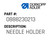 Needle Holder For Dürkopp Adler Original Part Number 0888 230213
