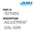 Adjustment Dial Asm. - Juki #10771459 Genuine Juki Part