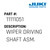 Wiper Driving Shaft Asm. - Juki #11111051 Genuine Juki Part