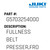 Fullness Belt Presser,Front - Juki #G5703254000 Genuine Juki Part