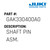 Shaft Pin Asm. - Juki #GAK330400A0 Genuine Juki Part