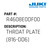 Throat Plate - Juki #R4608E0DF00 Genuine Juki Part