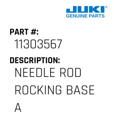 Needle Rod Rocking Base Asm. - Juki #11303567 - Jacksew Parts Store