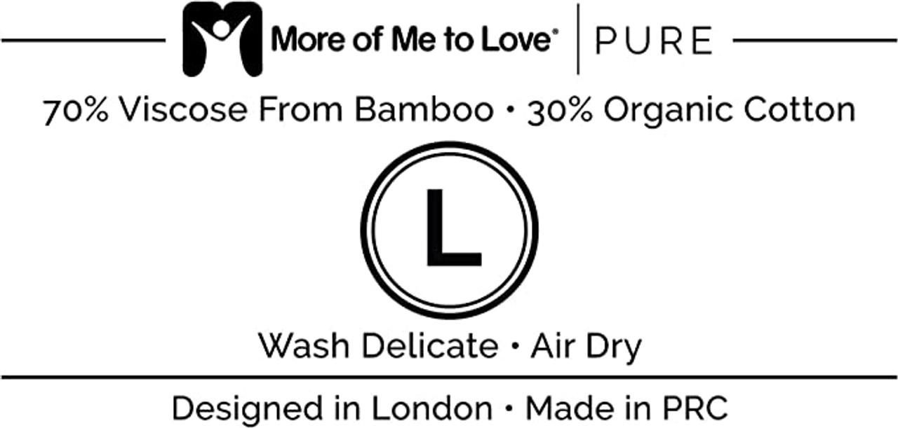 More of Me to Love 100% Pure Bamboo Cotton Bra Liner - Wicking,  Antibacterial, Odor-Proof : : Clothing, Shoes & Accessories