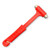 Car Safety Hammer: Window Breaker, Seat Belt Cutter (Long, Red)