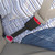 Rigid Black Mitsubishi Outlander Seat Belt Extender in Use
