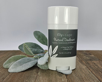 Natural Deodorant with Grass-Fed Tallow and Magnesium