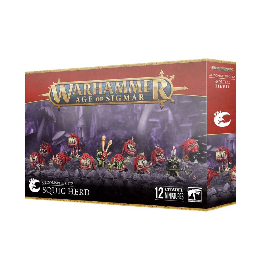 Games Workshop Warhammer Age Of Sigmar - Gloomspite Gitz Squigboss Avec Gnasha-squig
