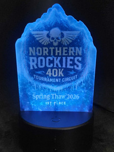Printed LED Trophies