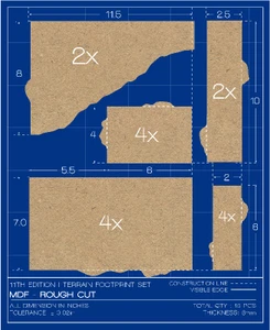 Rough cut terrain