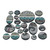 Pre-Painted Scenic Bases for Miniatures (Round) | Mythos Mosaica instabases
