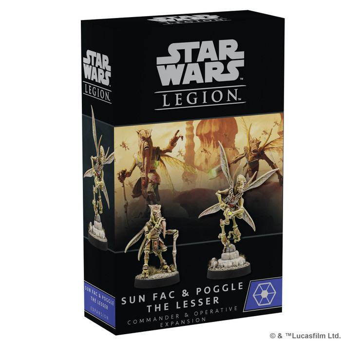 Star Wars Legion - CIS - Sun Fac & Poggle The Lesser - Commander & Operative Expansion