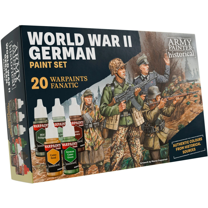 The Army Painter - Warpaints Fanatic: Historical - WWII German Paint Set