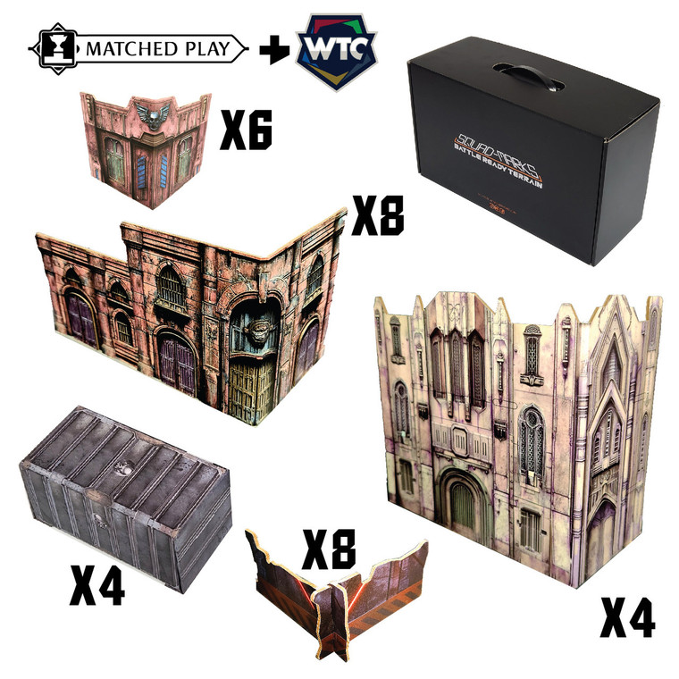 Battle Ready Terrain Set - Imperial Fortress - 40k 10th Edition - Combined Layouts