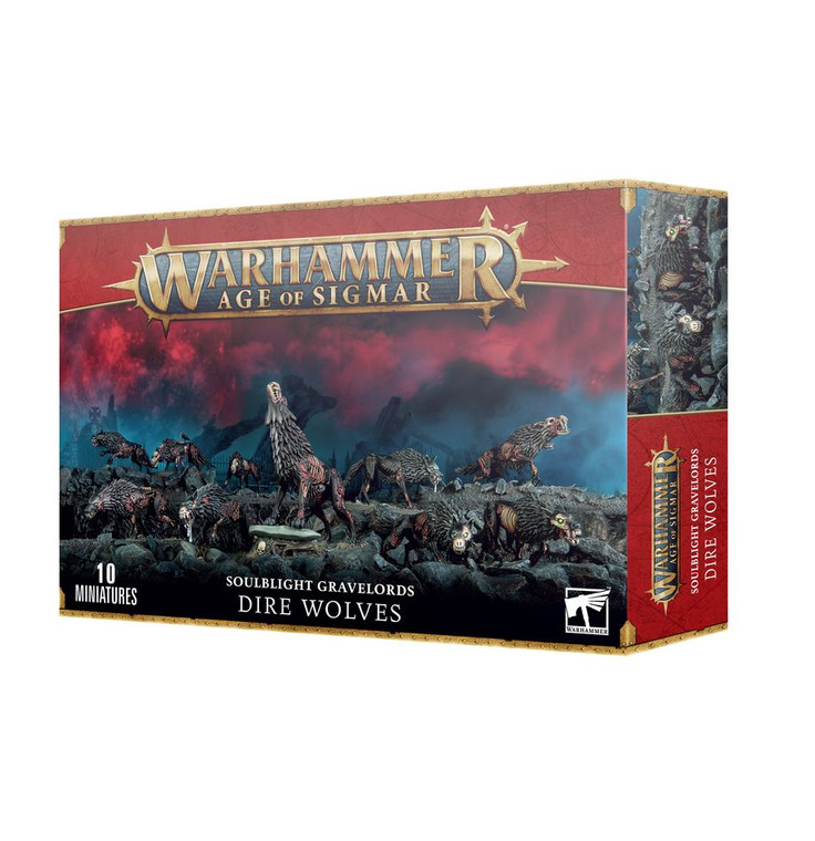 Warhammer Age of Sigmar - Soulblight Gravelords - Dire Wolves