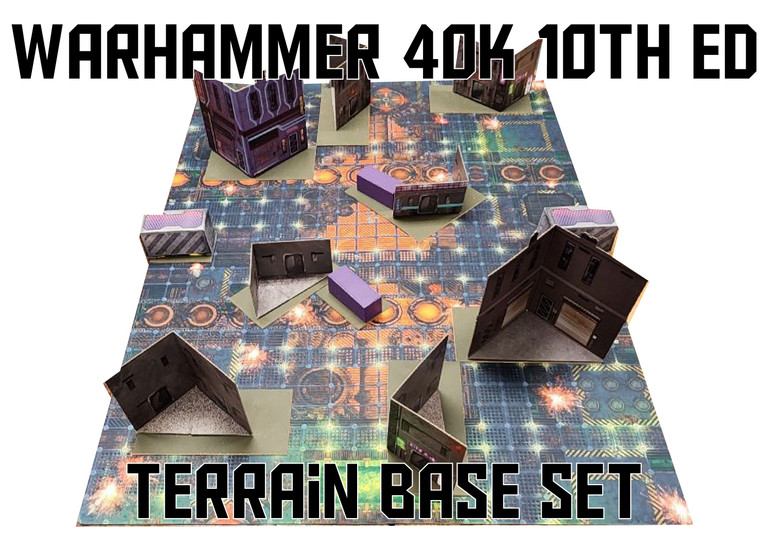 40k 10th Edition Matched Play Terrain Base Set