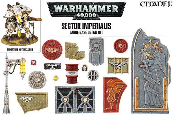 Warhammer 40k - Sector Imperialis - Large Base Detail Kit
