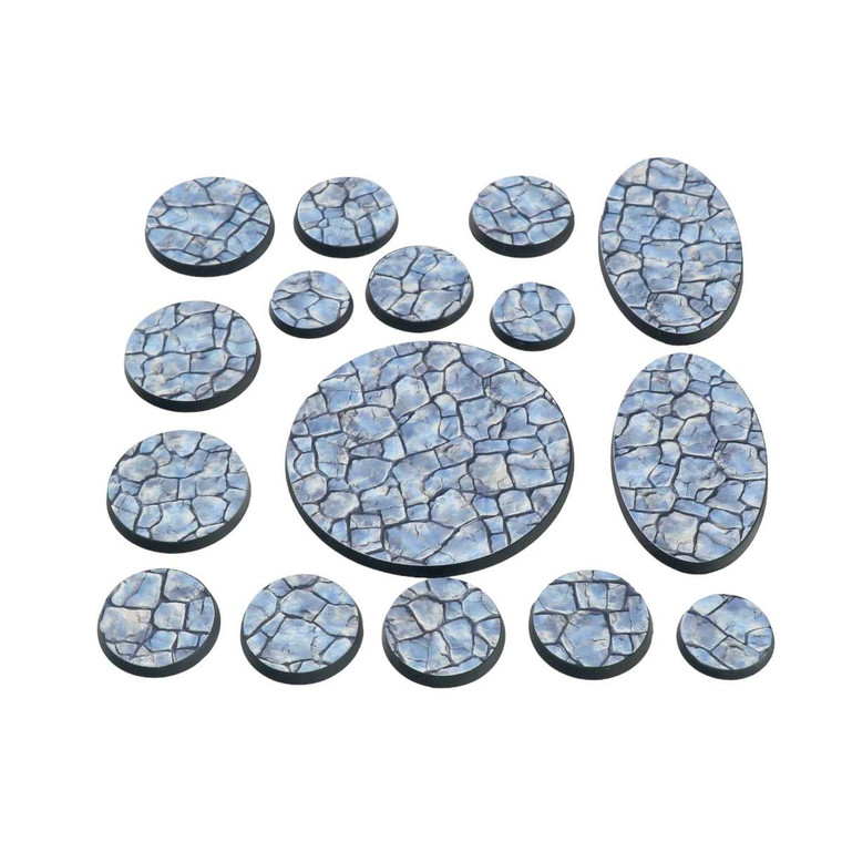 Cobblestone Instabases (Round) | Pre-Painted Scenic Bases