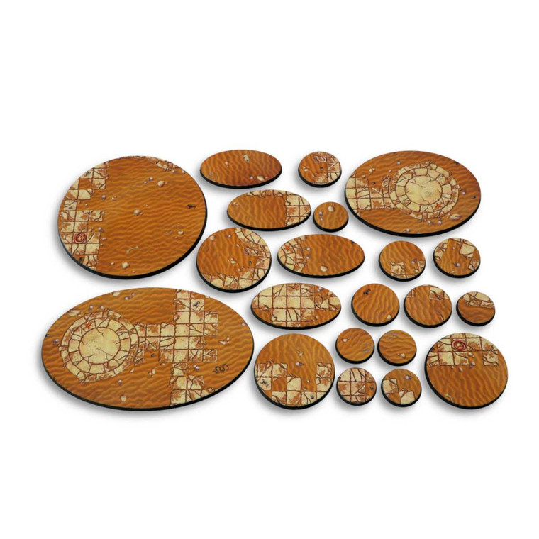 Pre-Painted Scenic Bases for Miniatures (Round) | Whisper of Sand Instabases