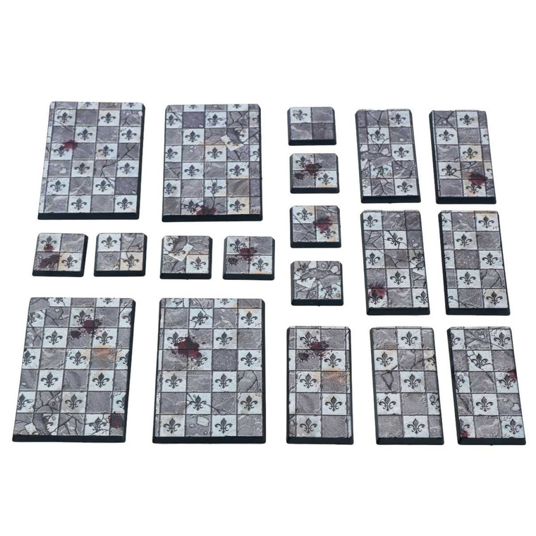 Pre-Painted Scenic Bases for Miniatures (Square) | Knight's Hall Instabases