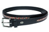 Belt Full 1" Aztec Champagne Dark Orange Design