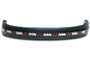 Browband Diagonal 3 Red 3 Clear Design