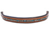 Browband Cable Blue Topaz Natural Leather Design