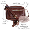 Maisie Small Leather Crossbody Bag