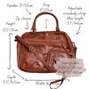 Westfield Tan Leather Weekend Bag