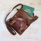 Tilly Brown Leather Crossbody Bag