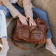 Westfield Brown Leather Weekend Bag