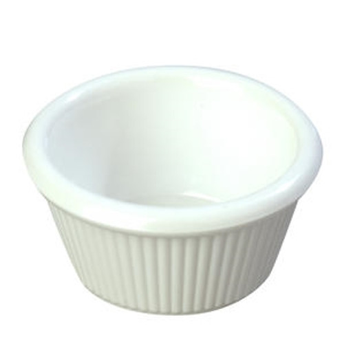 Ramekin Fluted Bone 2 oz-2