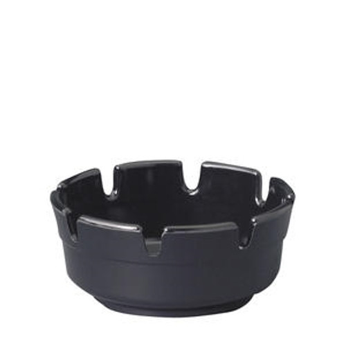 Ashtray, Black 4"