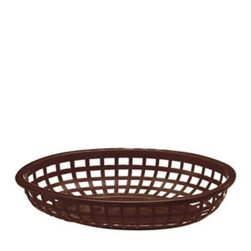 Classic Oval Basket Brown 9" x 6"
