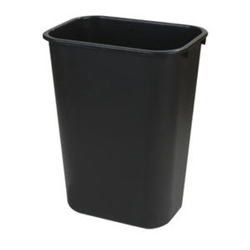 Wastebasket Black 28 qt