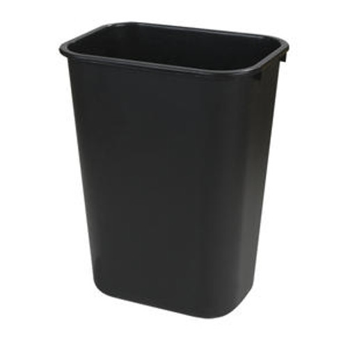Wastebasket Black 41 qt