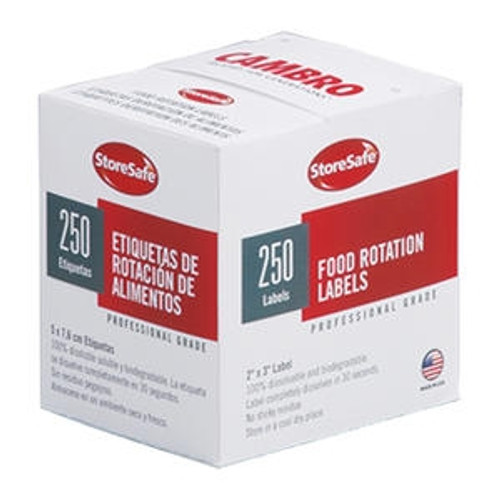 StoreSafe Labels Food Rotation 250 Count