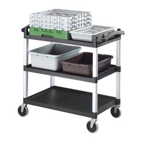 Cart with Casters Black-1