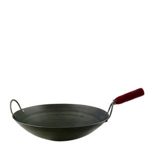 Wok with Wood Handle 16"