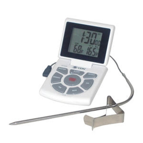 Thermometer Probe with Timer/Clock