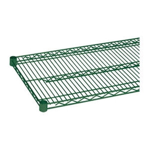 Challenger Wire Shelf Green 18" x 48"