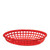 Classic Oval Basket Red 9" x 6"