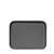 Polytread Tray Rectangular Black 12" x 16"