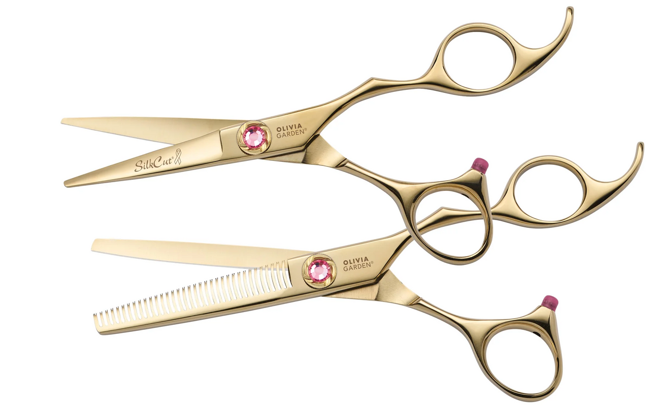 Olivia Garden Breast Cancer Awareness Shear Deal - 5" - Valley Beauty Supply