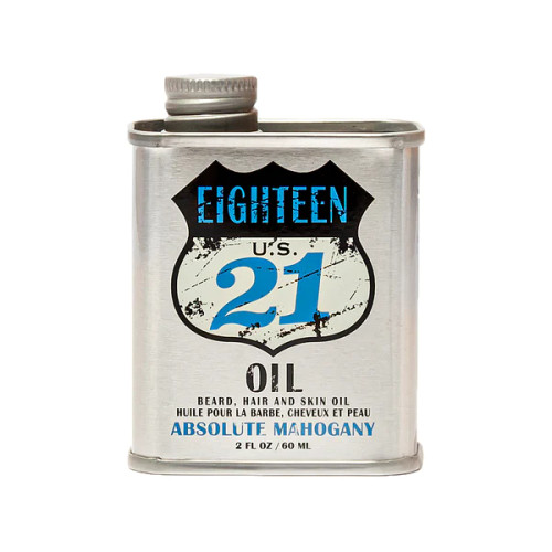 18.21 Oil - Beard, Hair & Skin 2oz Absolute Mahogany